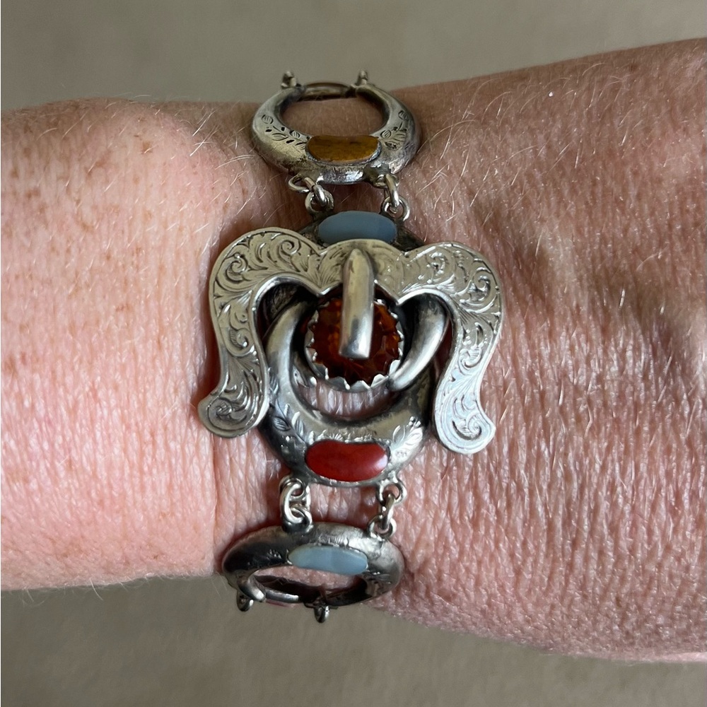 Scottish Victorian Pebble Buckle Bracelet